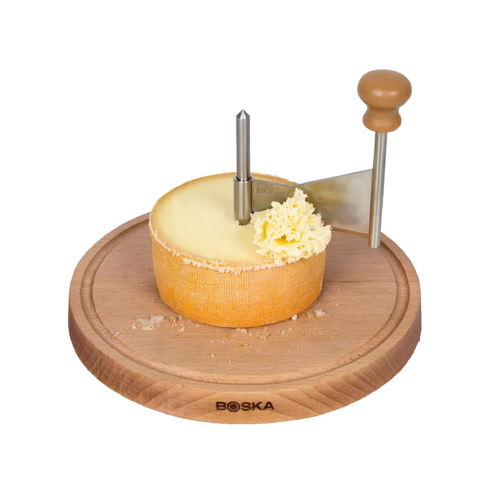 Cheese & chocolate curlers